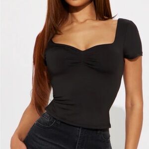 Elegant Black Women's Top